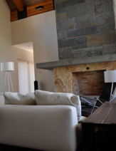 Newlines Whistler Home renovation concrete fireplace Blueberry mansion