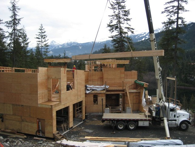 Newlines Whistler home construction